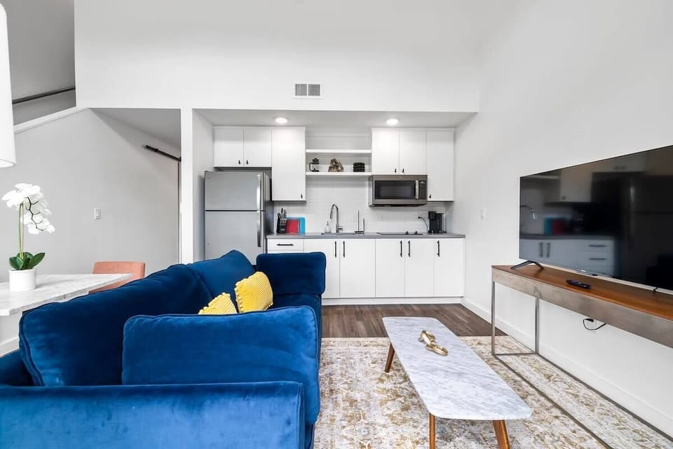 Living Area and kitchenette