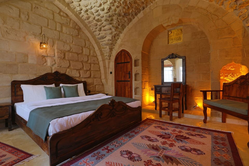Luxury Double Room, Courtyard View | Egyptian cotton sheets, premium bedding, desk, laptop workspace