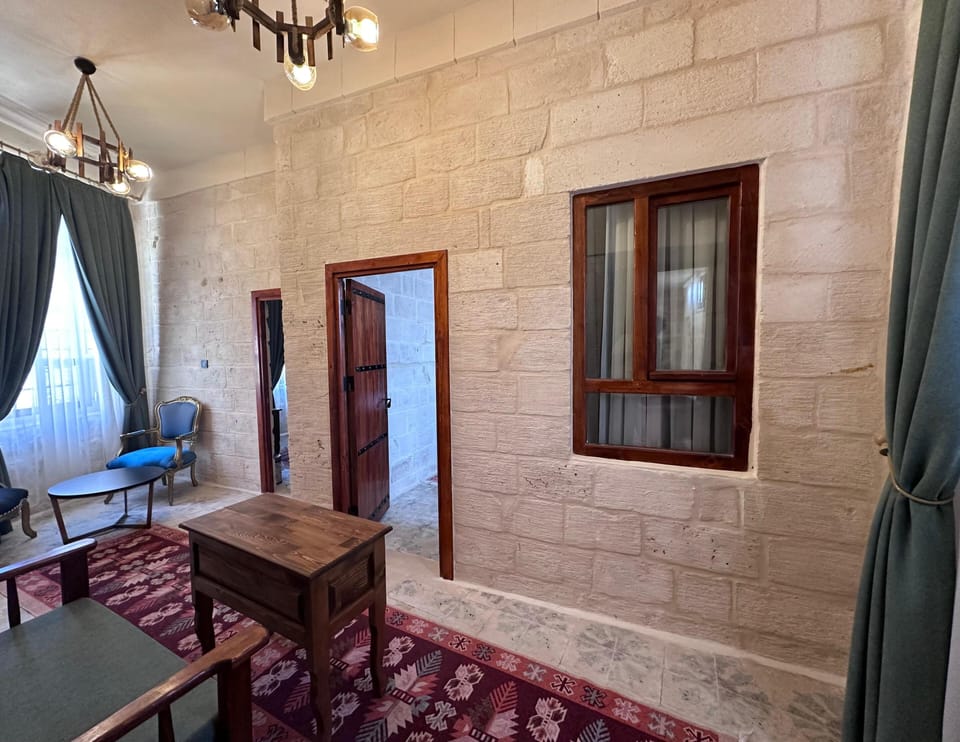 Deluxe Quadruple Room, Garden View | Egyptian cotton sheets, premium bedding, desk, laptop workspace
