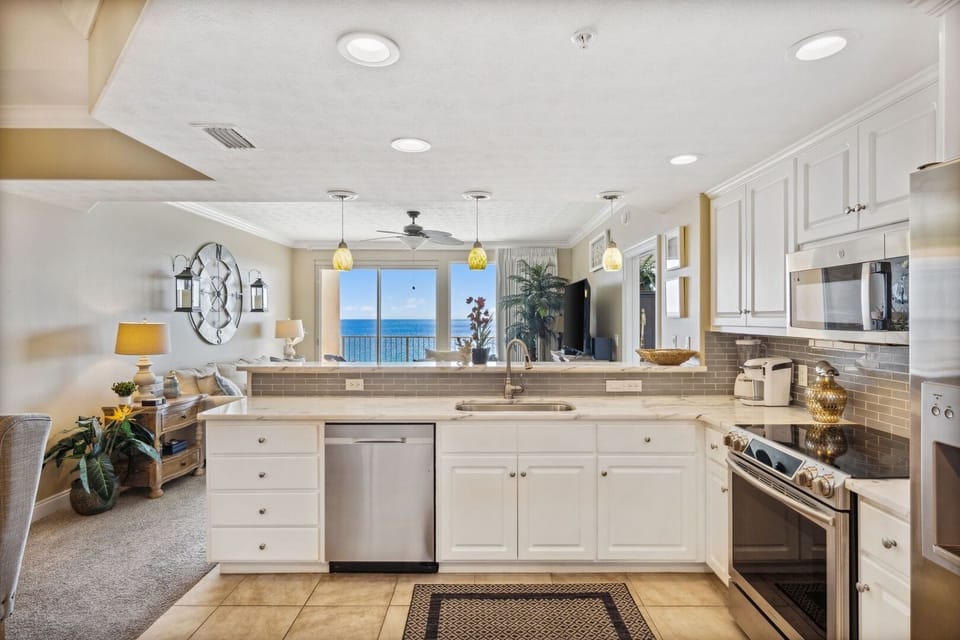 Fully stocked kitchen