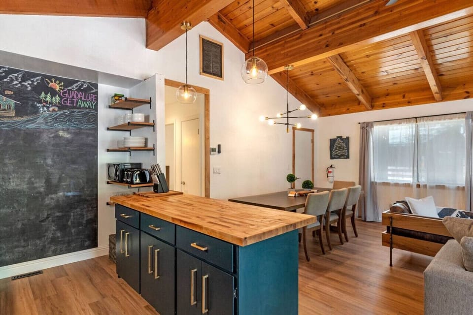 Updated and trendy kitchen