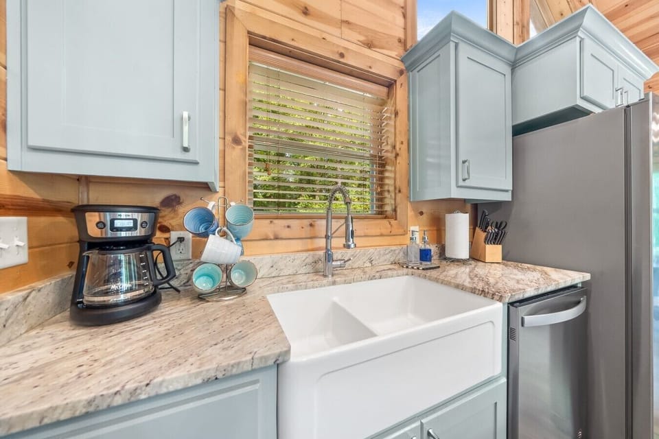 Bright, spacious interior spaces with quality pine finishes throughout Twilight Pines.