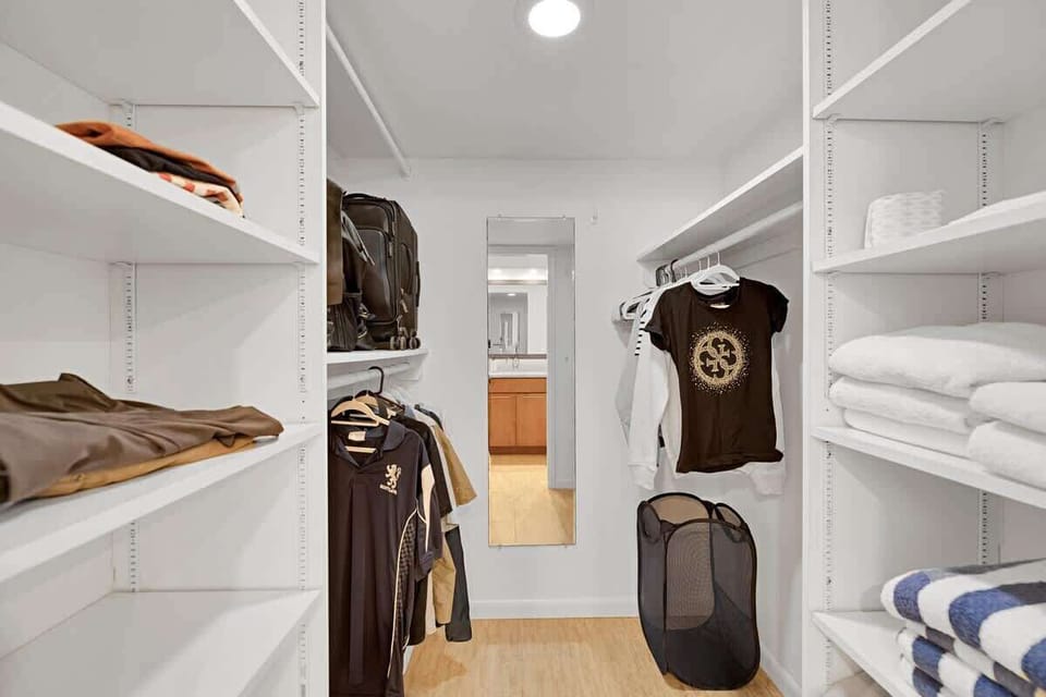 Primary Bedroom's Walk-In Closet.
