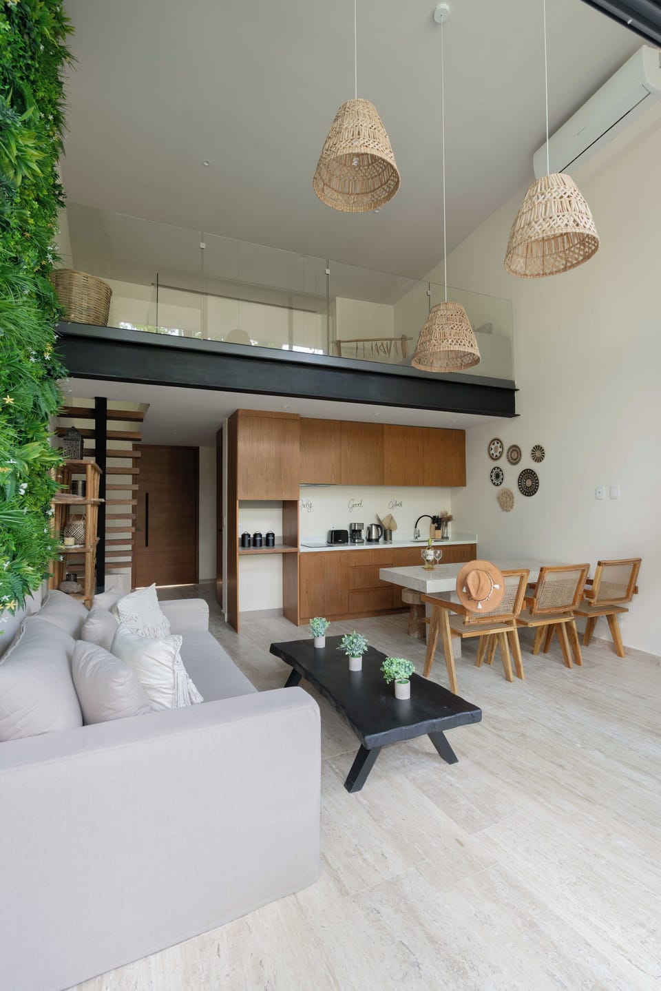 Design Apartment, Garden Area | Living area | 50-inch Smart TV with digital channels