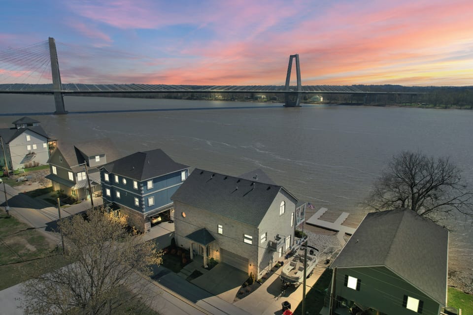 Beautiful views on the water from the deck