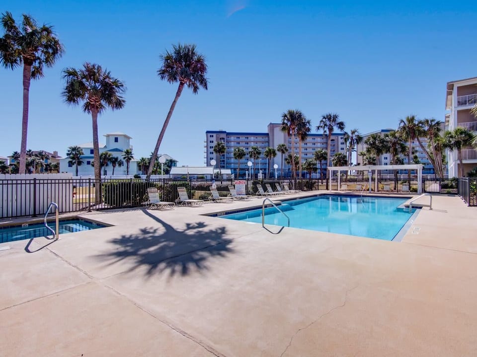 Condo, 1 King Bed with Sofa bed (Grand Caribbean in Perdido Key 111E) | Pool | A heated pool