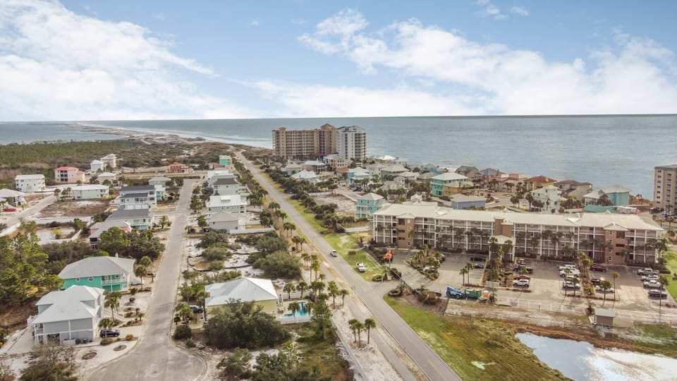 Condo, 1 King Bed with Sofa bed (Grand Caribbean in Perdido Key 111E) | Aerial view