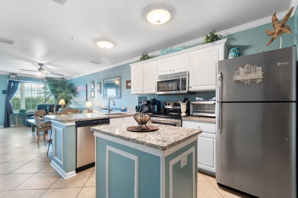 Condo, Multiple Beds (Grand Caribbean 115) | Private kitchen | Oven, toaster