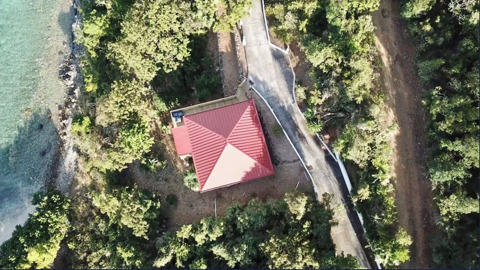 Arial view of property
