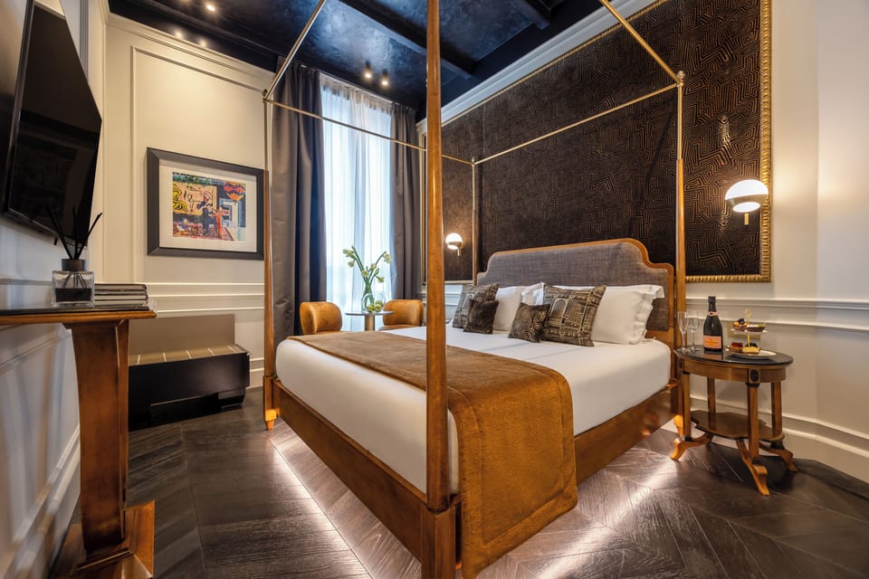 Executive Double Room | Premium bedding, minibar, in-room safe, blackout drapes