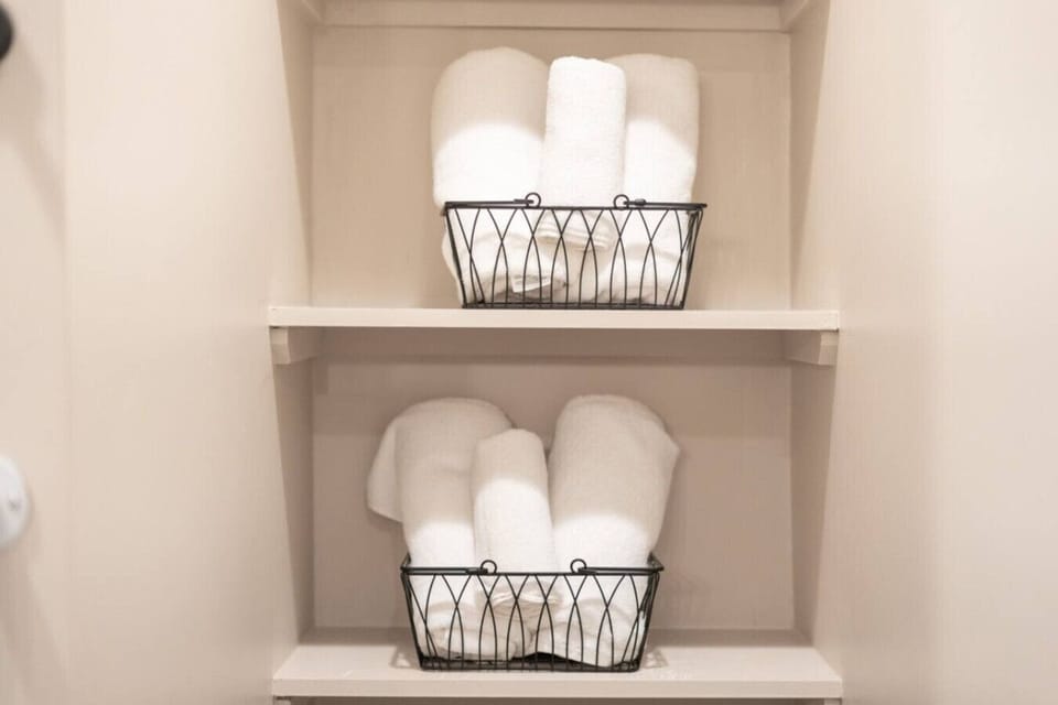 Towels provided!