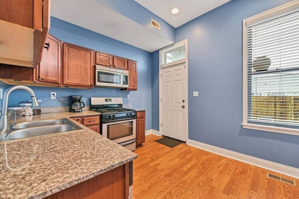 Fully stocked kitchen