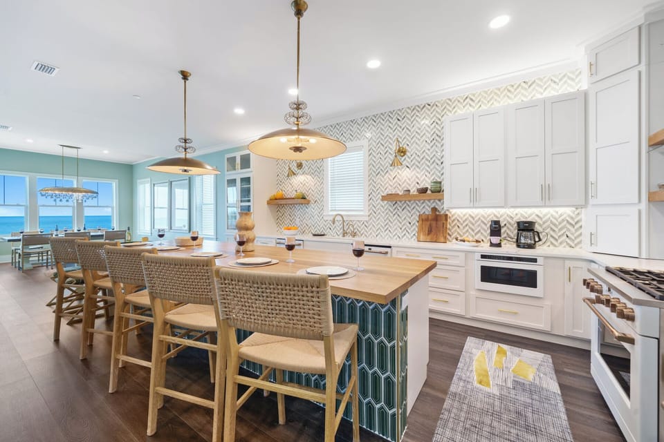 2nd Floor Fully Equipped Kitchen and Dining Area