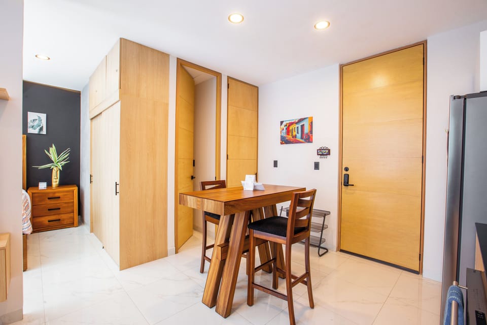 The condo is equipped with in-unit washer and dryer