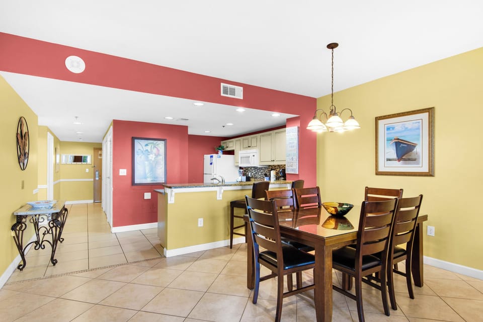 Dining and kitchen