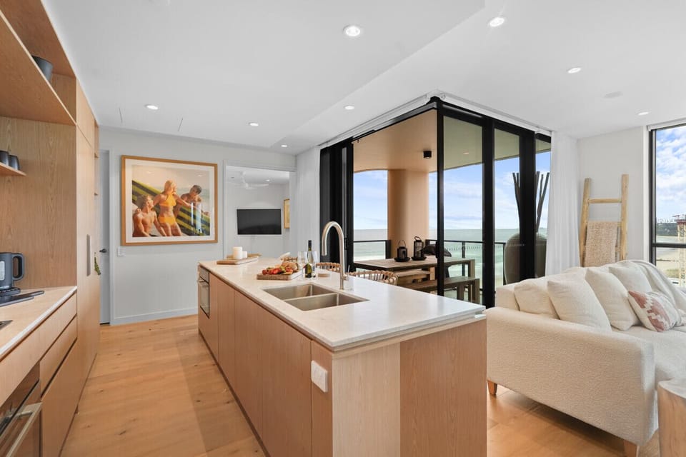 Kitchen + Living Area