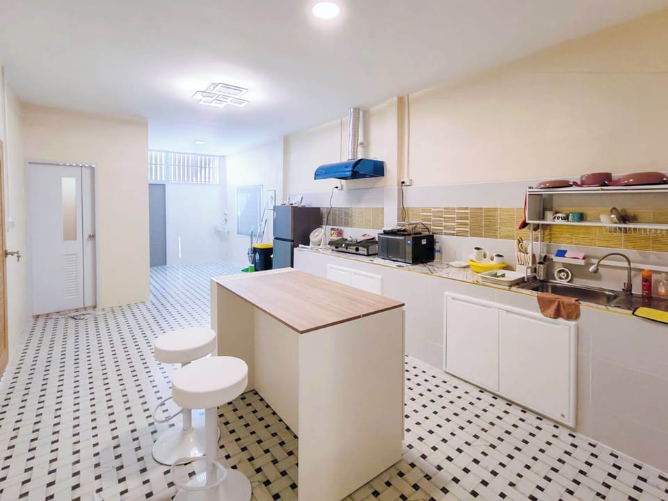 Standard Villa | Private kitchen | Shared microwave