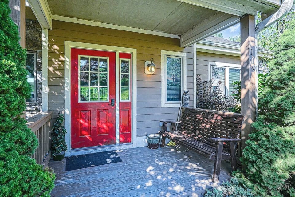 Front door.
