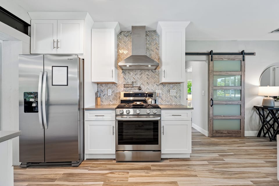 All brand-new appliances for your cooking pleasure/