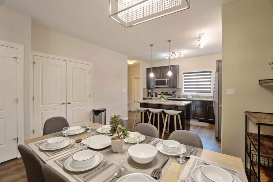 Dining Table and Kitchen Island