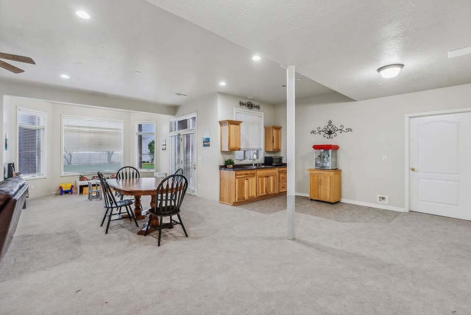 Family Room/Downstairs Dining Area
