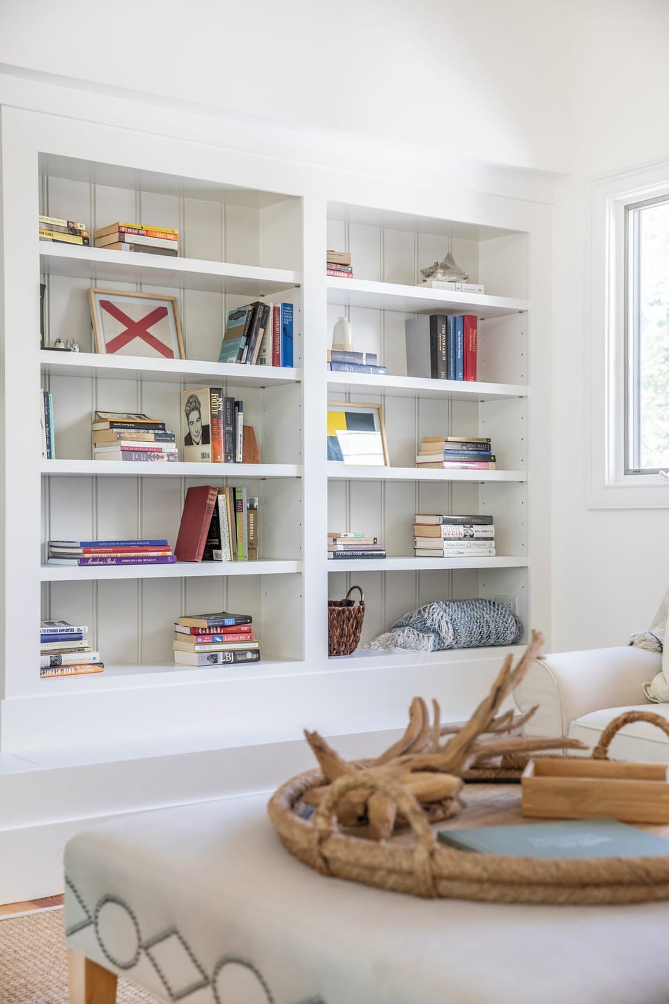 Stylish modern furnishings with three separate lounging areas