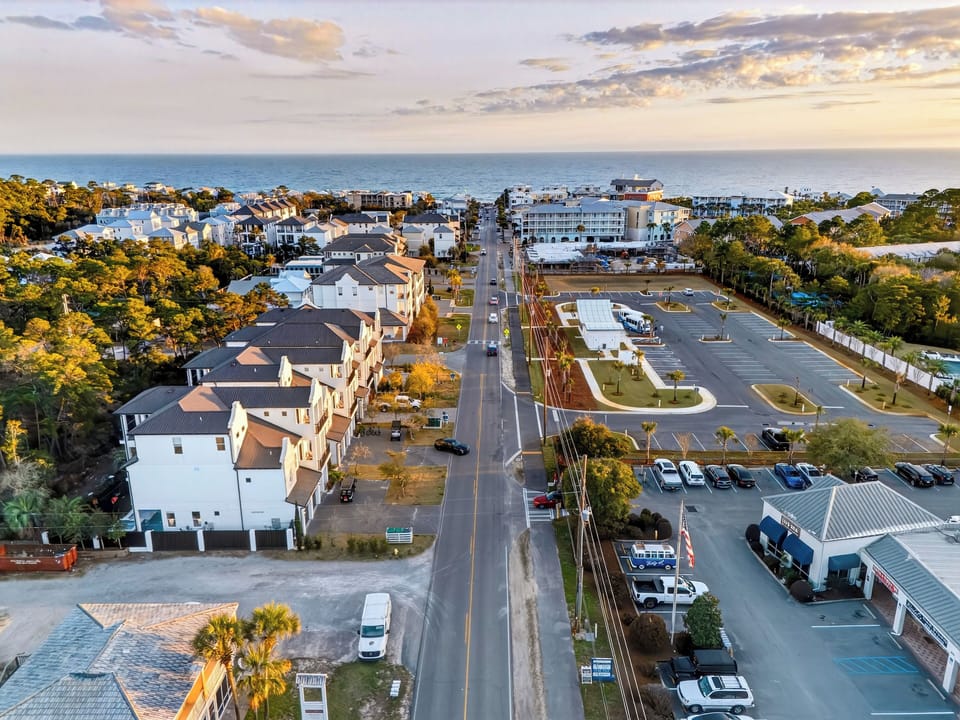 Golden-hour views straight to the Emerald Coast—minutes from the beach, shops, and dining, with 30A days right at your doorstep.