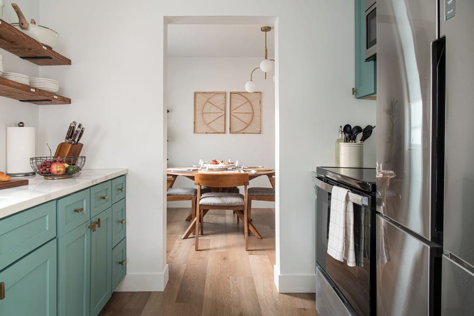 View of Dining Room from Kitchen