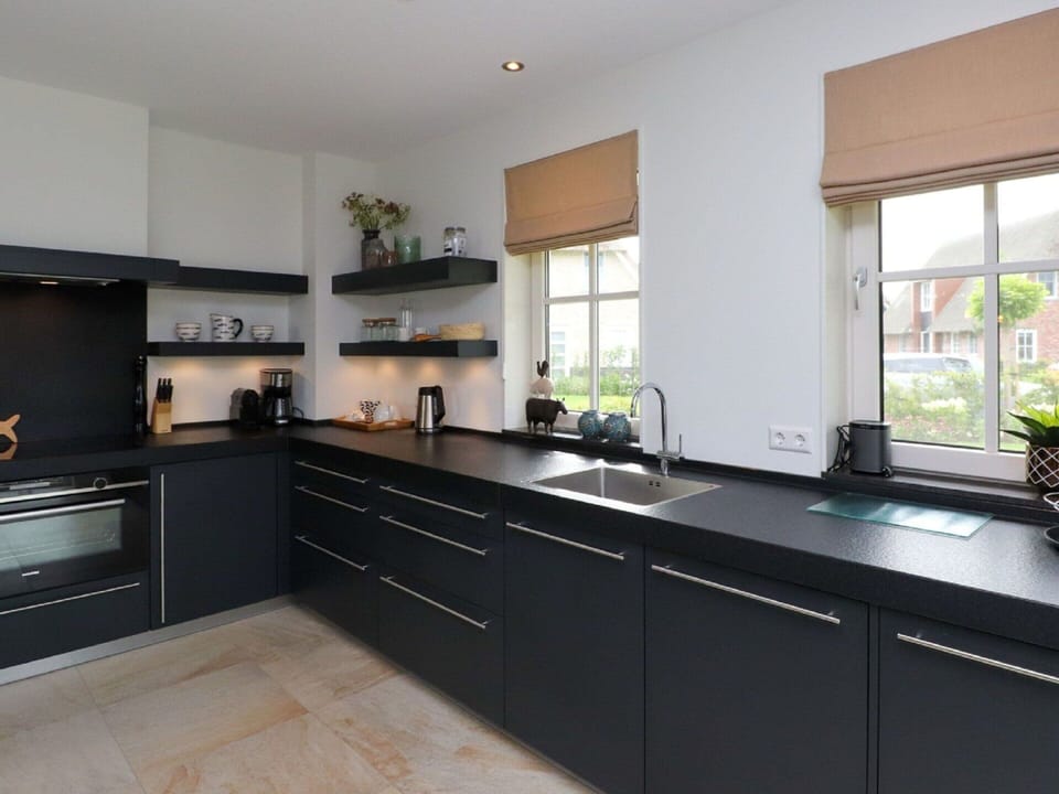 Villa | Private kitchen | Fridge, microwave, electric kettle