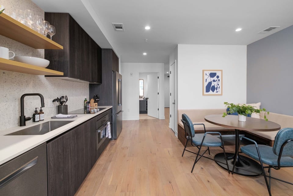 Condo 1 - Kitchen and Dining Area