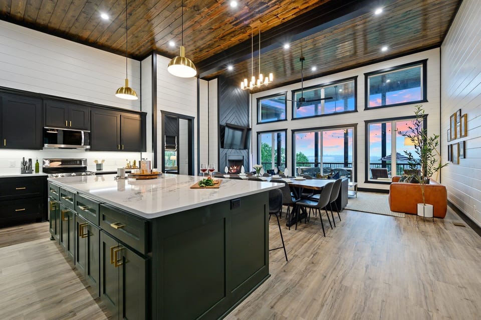 Cook, prep, and connect all in one place. The large island makes it easy to gather while meals come together.
