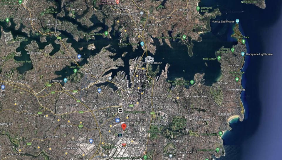 Location on the map.