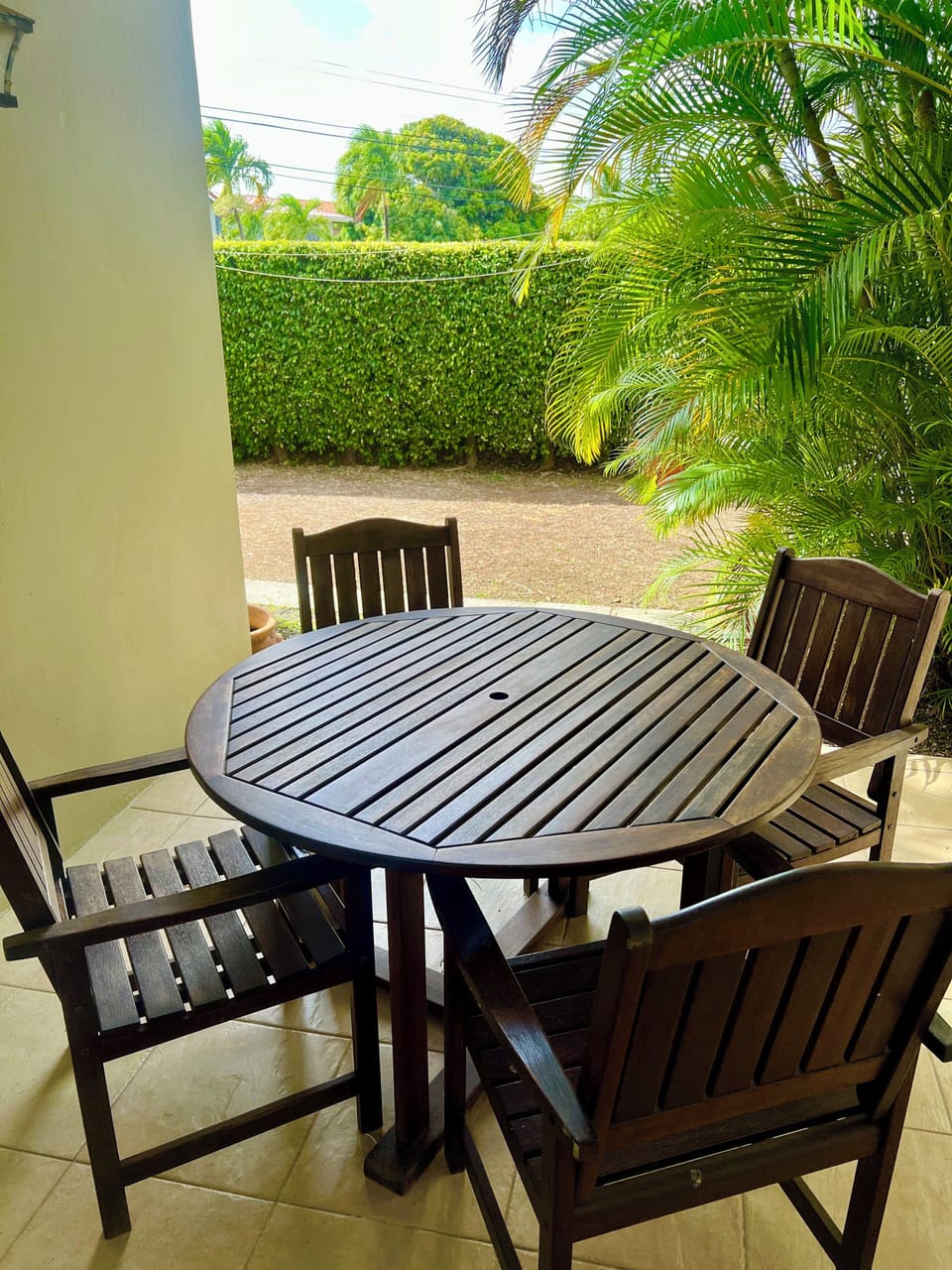 Outdoor dining