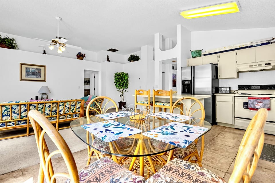 Showcases the full expanse of the open plan living area (1)