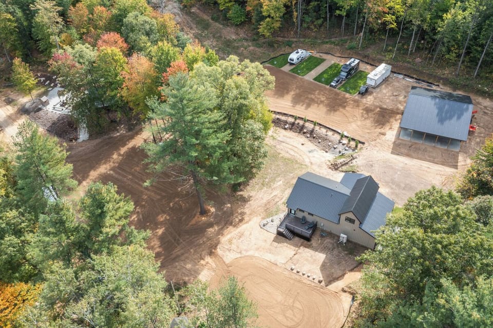 Cabin and campsites