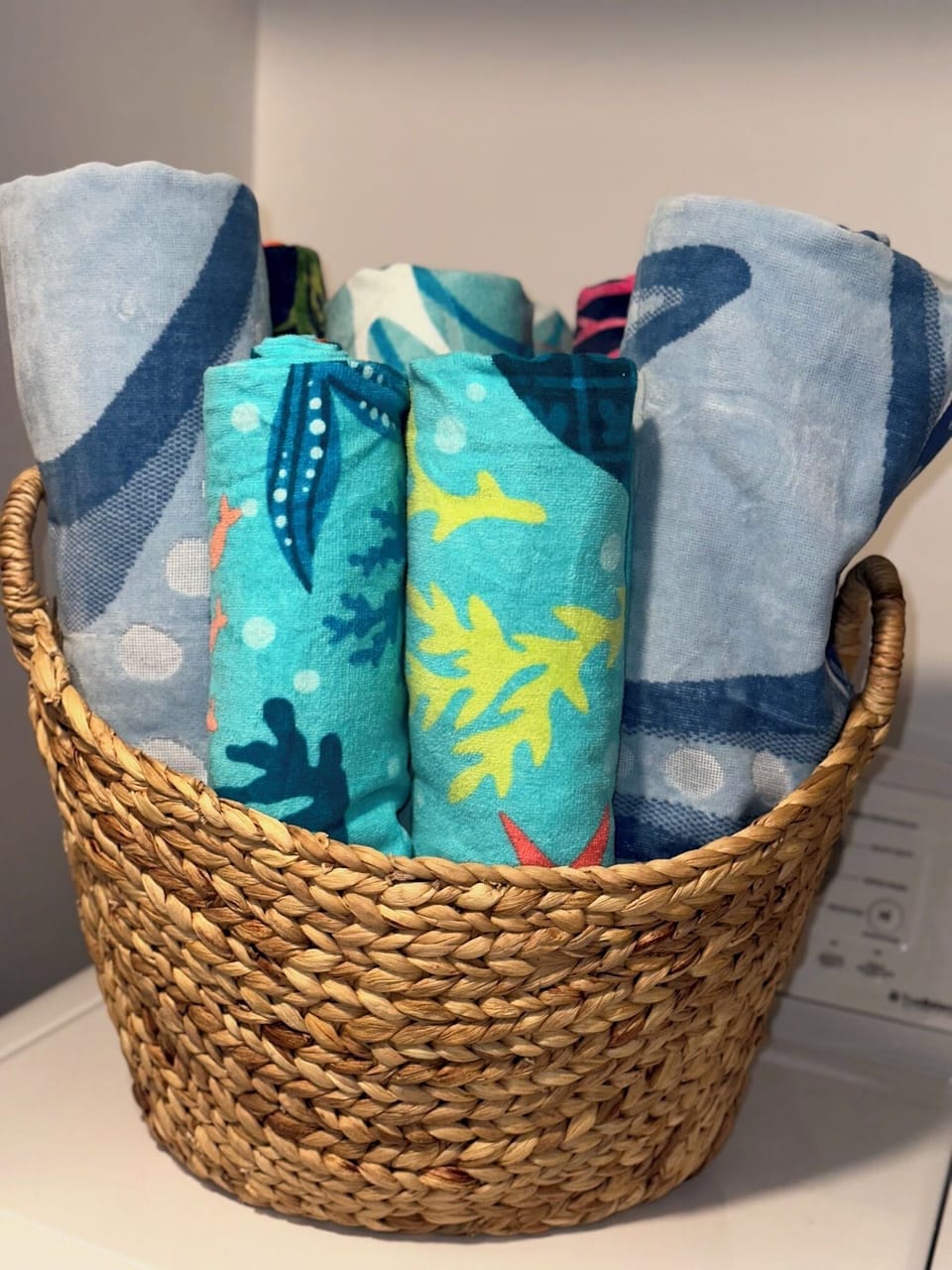 Beach towels provided