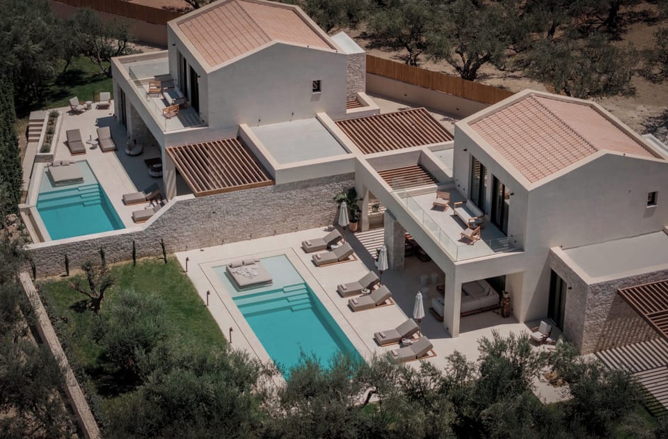 Valerozo villas - birds eye