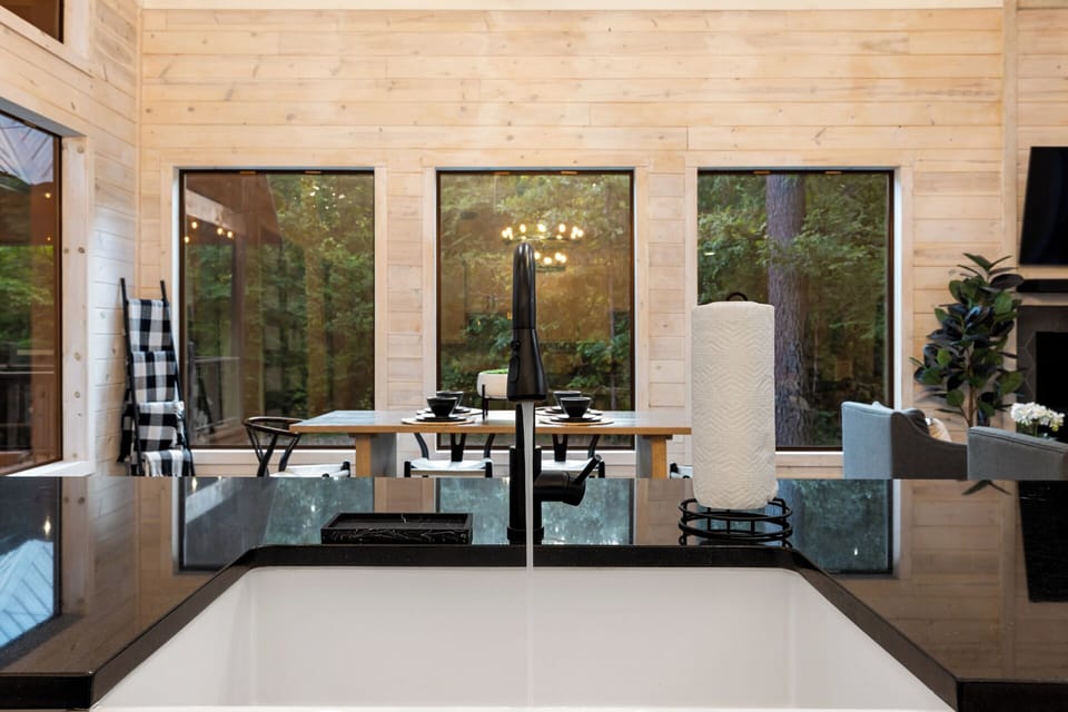 An open kitchen & dining space designed for gathering
