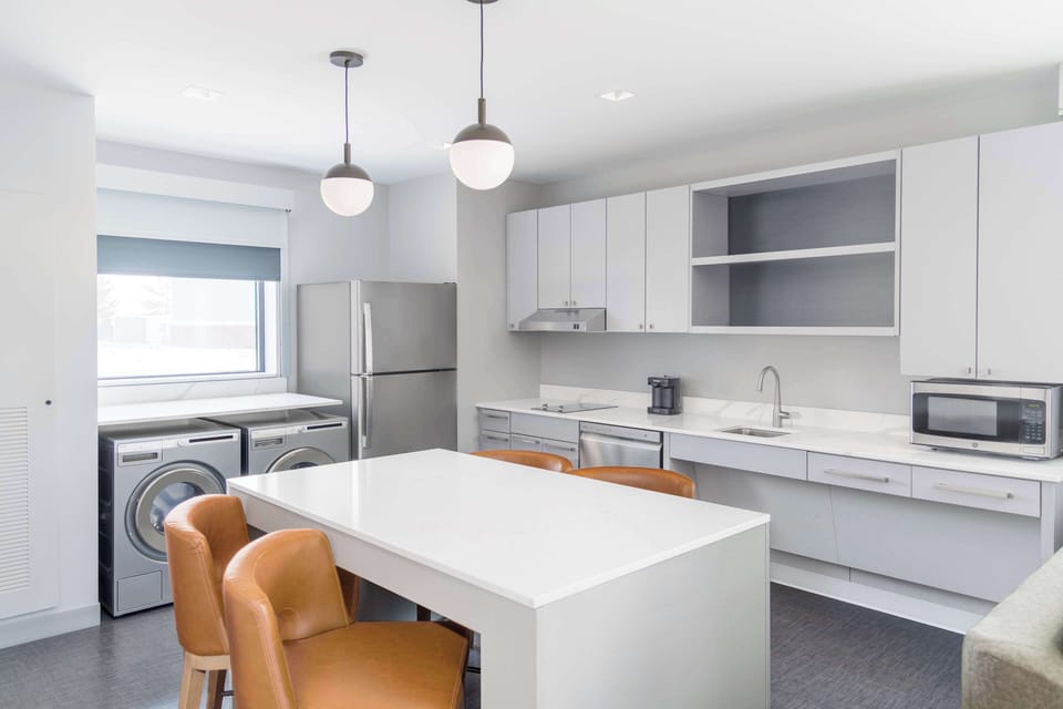 Suite, 2 Queen Beds, Accessible, Bathtub (Mobility, Hearing, W/D) | Private kitchen | Coffee/tea maker