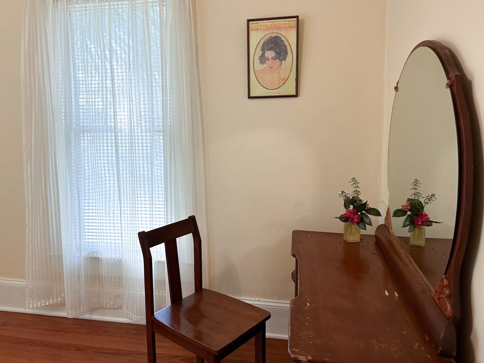 Having a lovely vanity table makes it a pleasure to get ready in the morning!