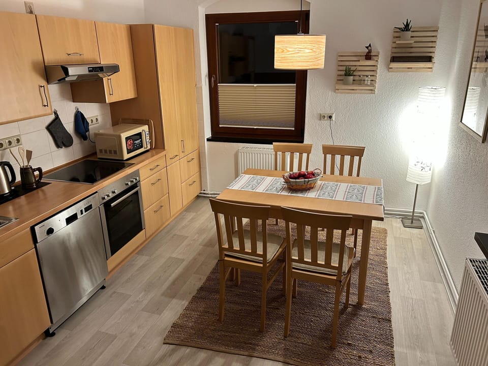 Apartment | Private kitchen | Microwave, stovetop, electric kettle