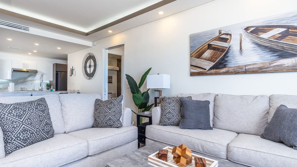 two sofas compliment one another