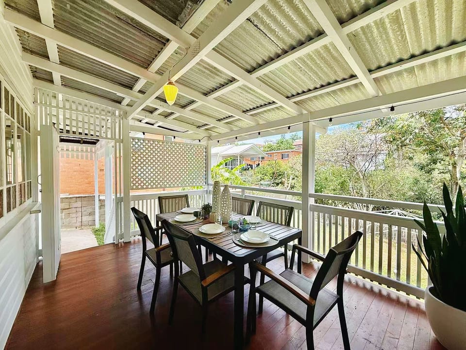 Sip your morning coffee on the back deck and let the birds wake you up.