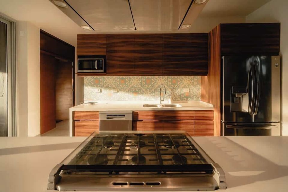 Imagine a team of private chefs in our spacious kitchen, expertly chopping & sautéing amidst the cheerful villa ambience. Crafting a culinary masterpiece with high-end equipment, ensuring every detail is perfected for an unforgettable dining journey.