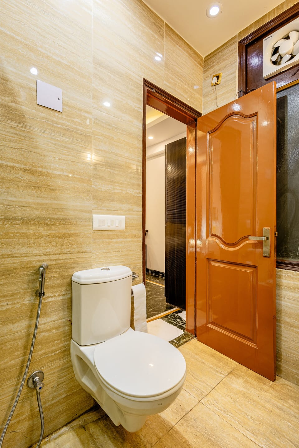 Superior Room, City View | Bathroom | Shower, rainfall showerhead, designer toiletries, bathrobes