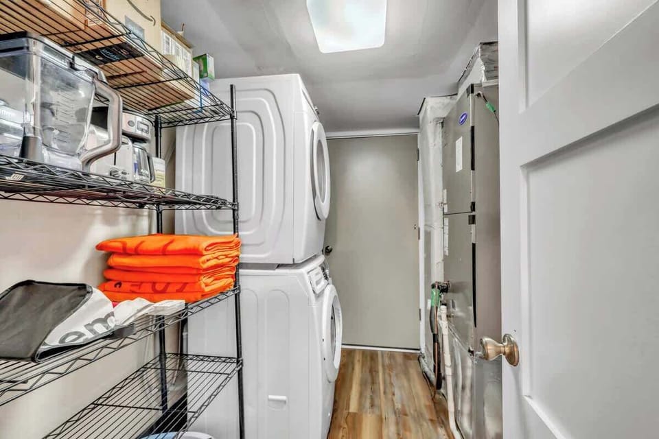 Laundry Closet off Kitchen
