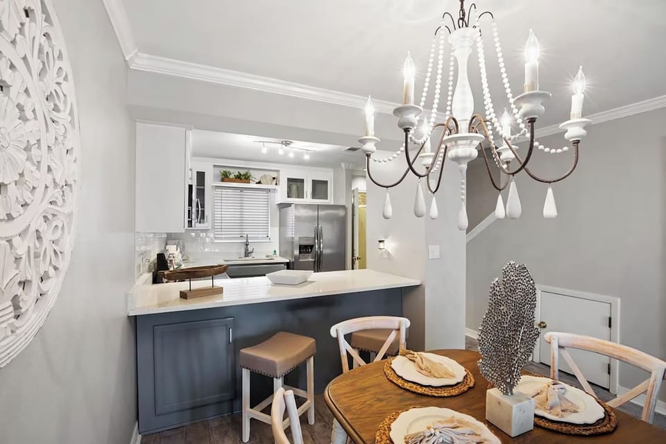 Dining and kitchen