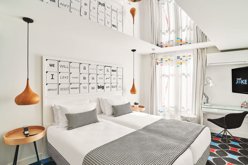 Twin Room - Complimentary soft minibar,courtesy tray, Chromecast and digital press | View from room