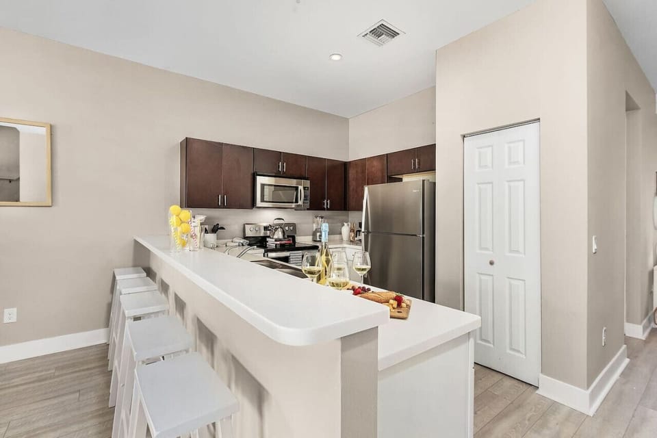 All you need in this fully stocked kitchen