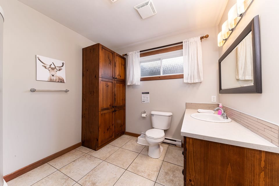Freshen up and enjoy the spacious comfort.